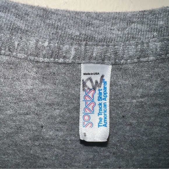 American Apparel Women’s Gray Blingy CLE Cleveland Browns V-neck T-shirt Small - Picture 3 of 7